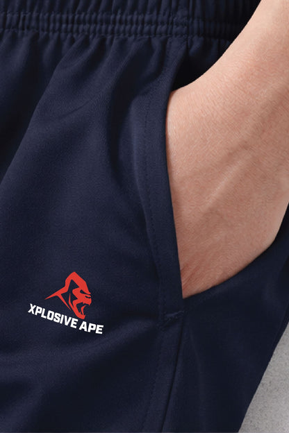 XAPE Original Logo Performance Shorts - Navy