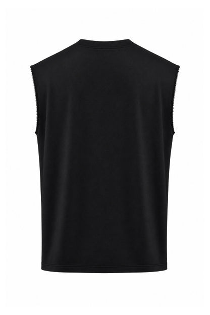 XAPE Bolt Oversized Vest - Black