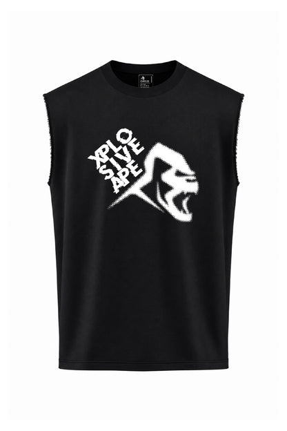 XAPE Turbulence Oversized Vest - Black