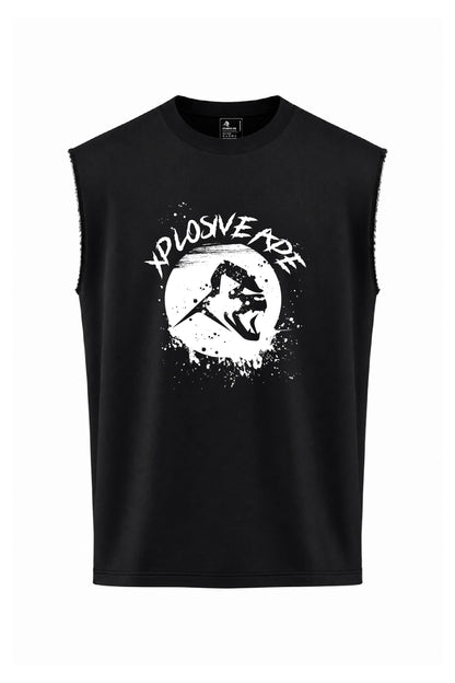 XAPE Sunset Oversized Vest - Black