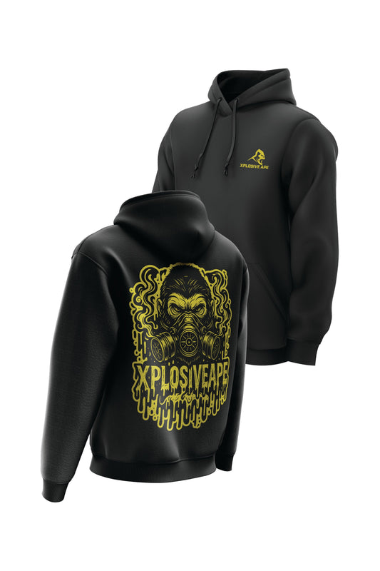 XAPE Sickness String Hoodie - Black