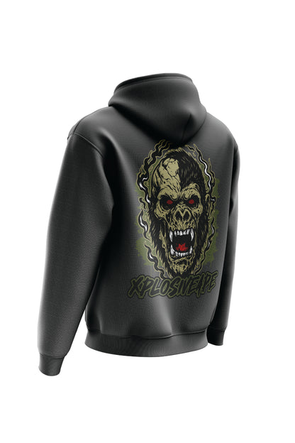 XAPE Undead String Hoodie - Charcoal