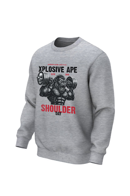 XAPE Shoulder Day V4 Sweatshirt - Sports Grey