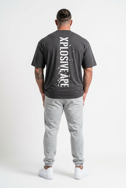 XAPE Smackdown V2 Oversized Tee - Charcoal