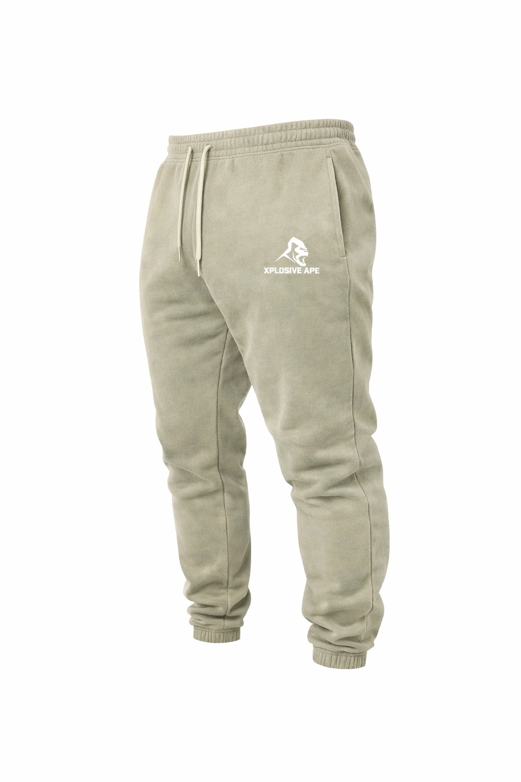 XAPE Vintage Wash Joggers - Stone