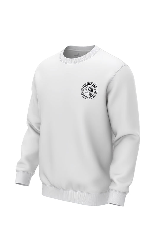 XAPE Uncaged Strength Sweatshirt - White