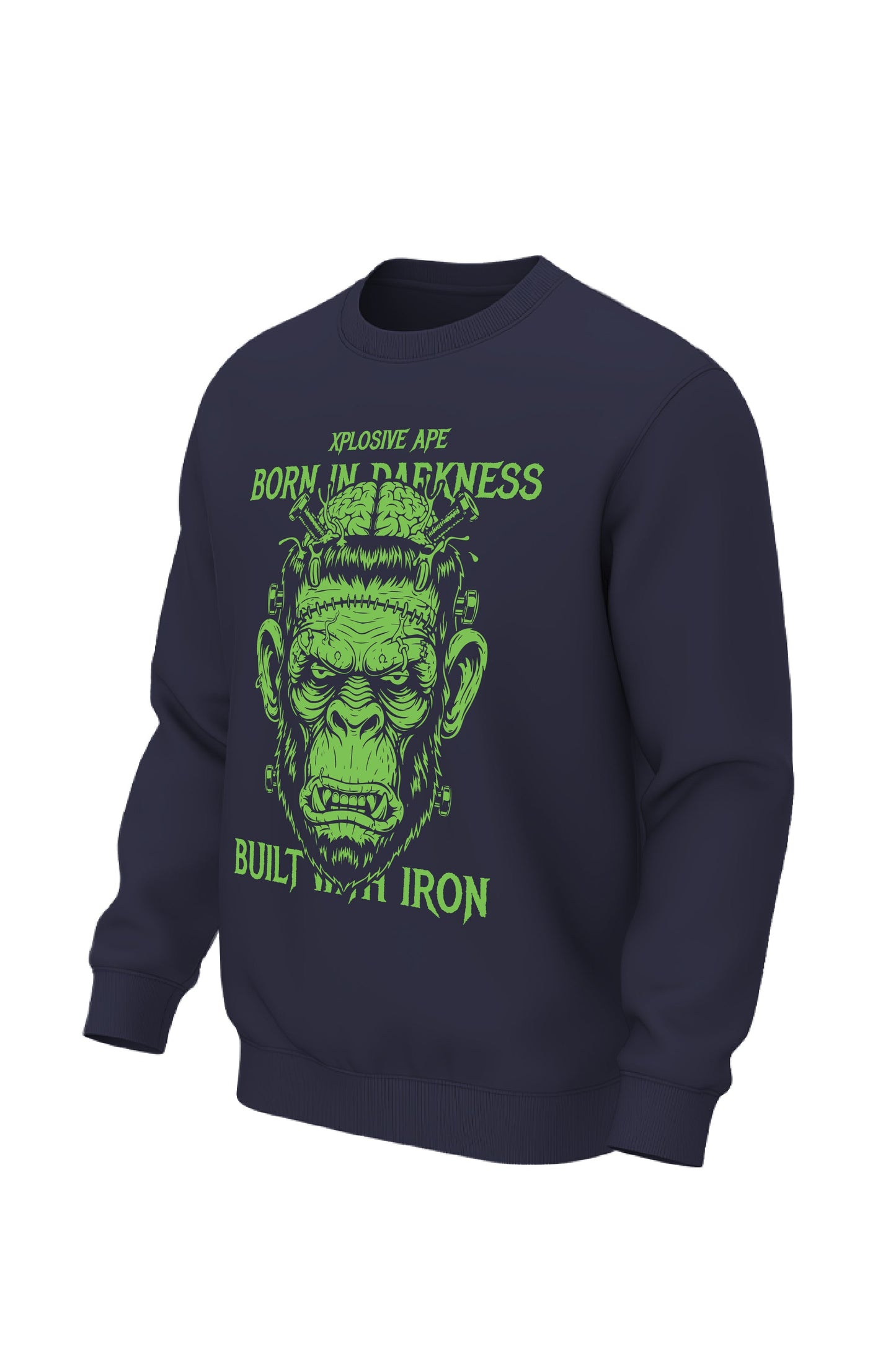 XAPE Frankenape V2 Sweatshirt - Navy