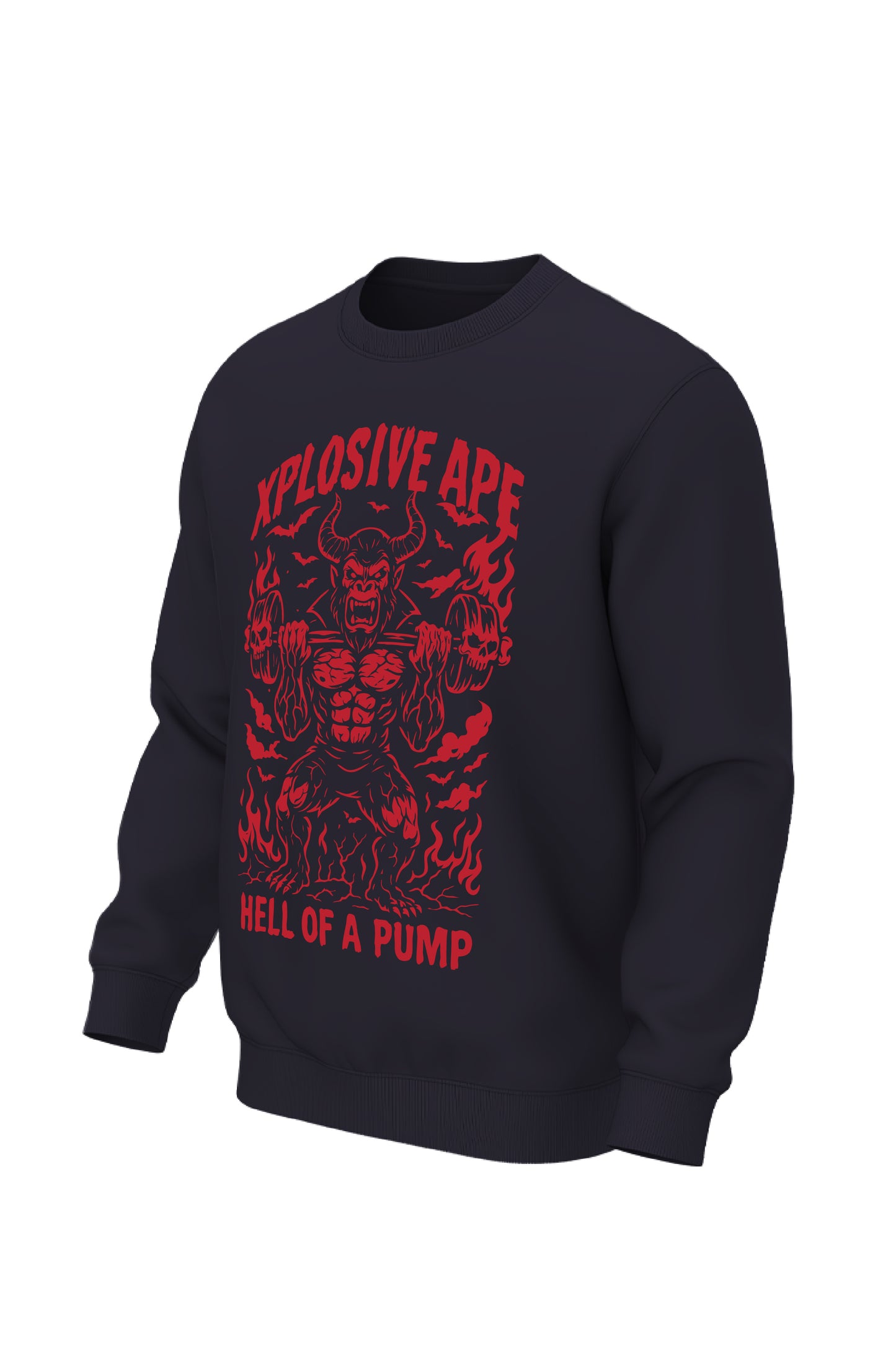 XAPE Hellfire Pump Sweatshirt - Black