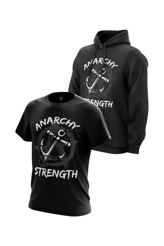 AS Anchor Hoodie + Tee Combo - Black