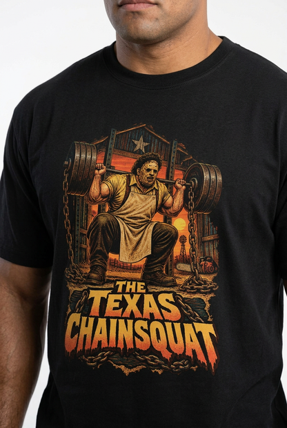 XAPE Texas Chainsquat Tee - Black