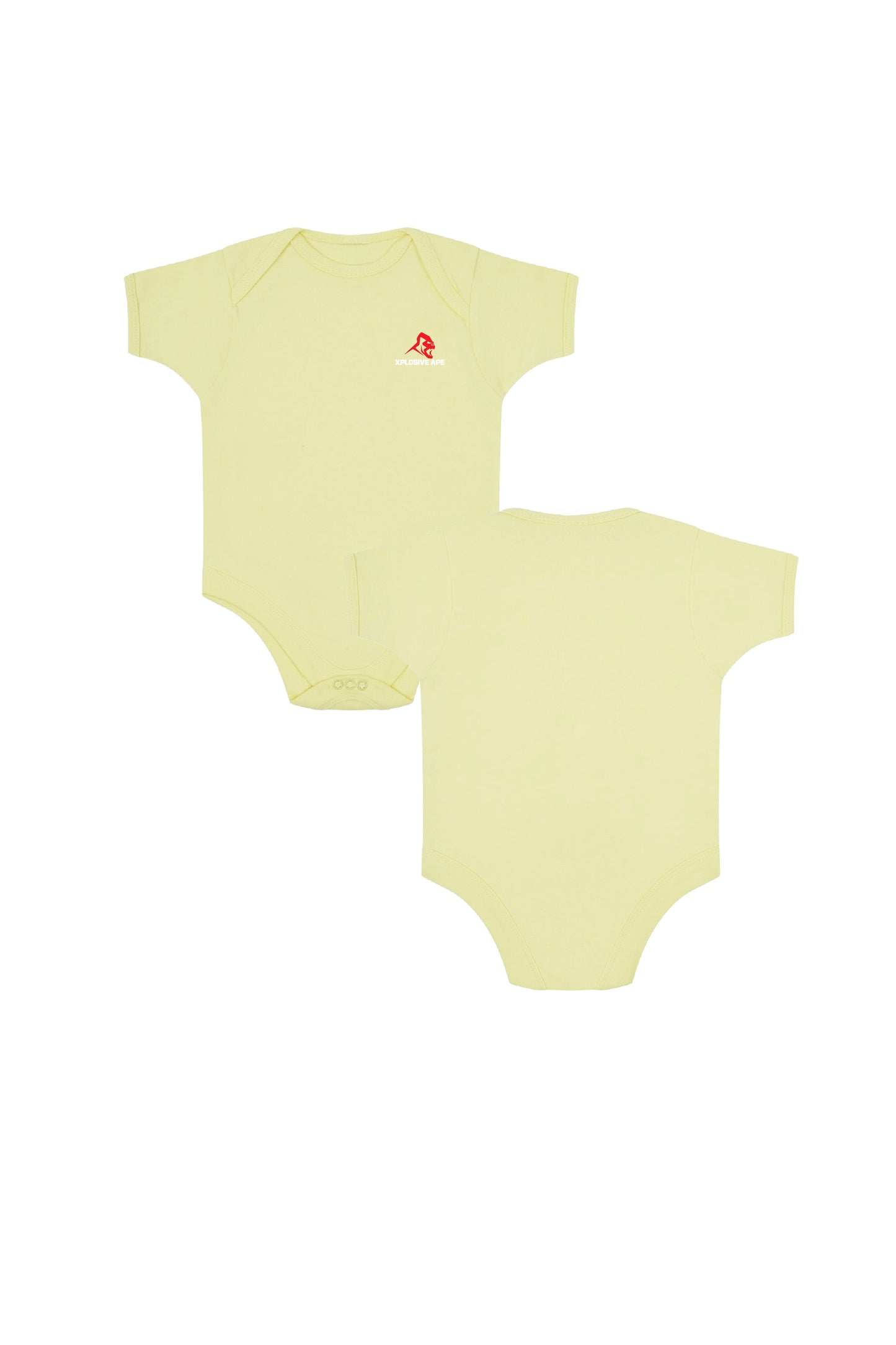 Little Apes Classic Baby Body Suit - Yellow