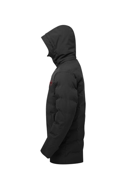 XAPE Core Issue Longline Padded Jacket - Black