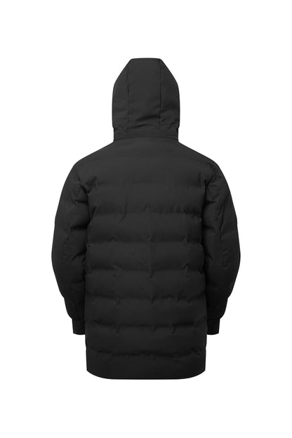 XAPE Core Issue Longline Padded Jacket - Black