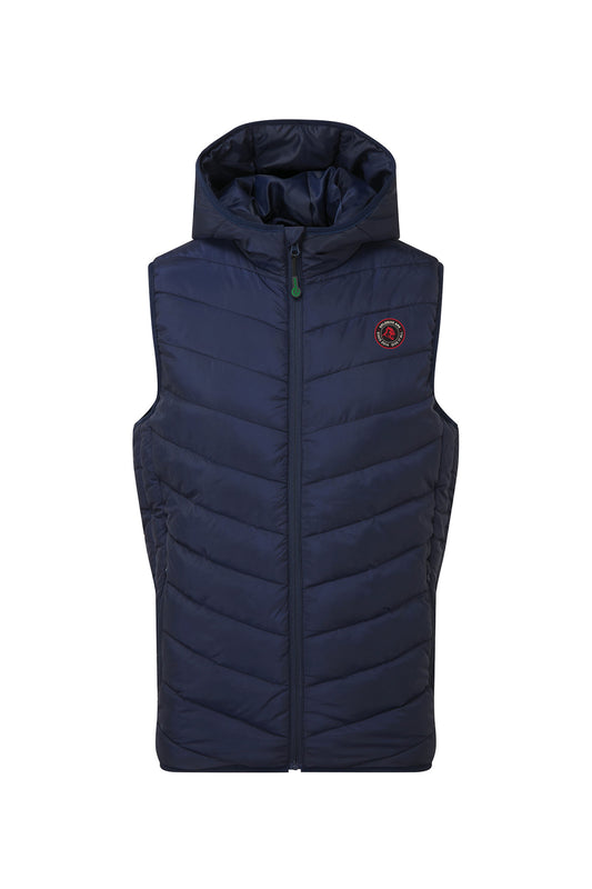XAPE Core Issue Padded Bodywarmer Jacket - Navy