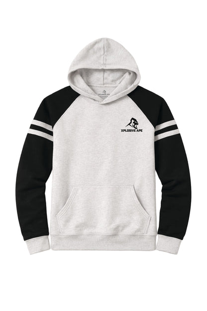XAPE Classic Raglan Hoodie - Oatmeal Heather/Black