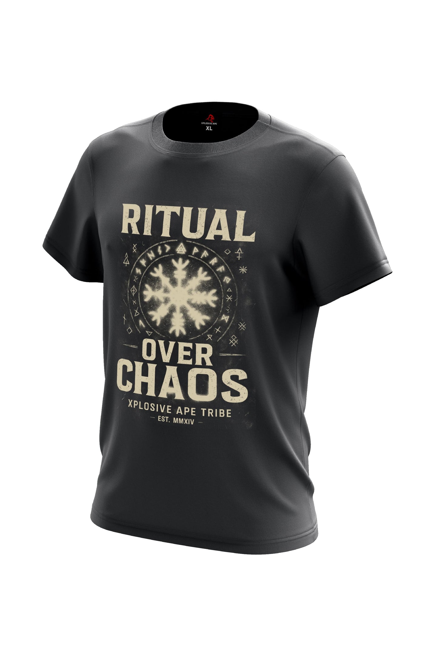 XAPE Ritual Over Chaos Tee - Charcoal