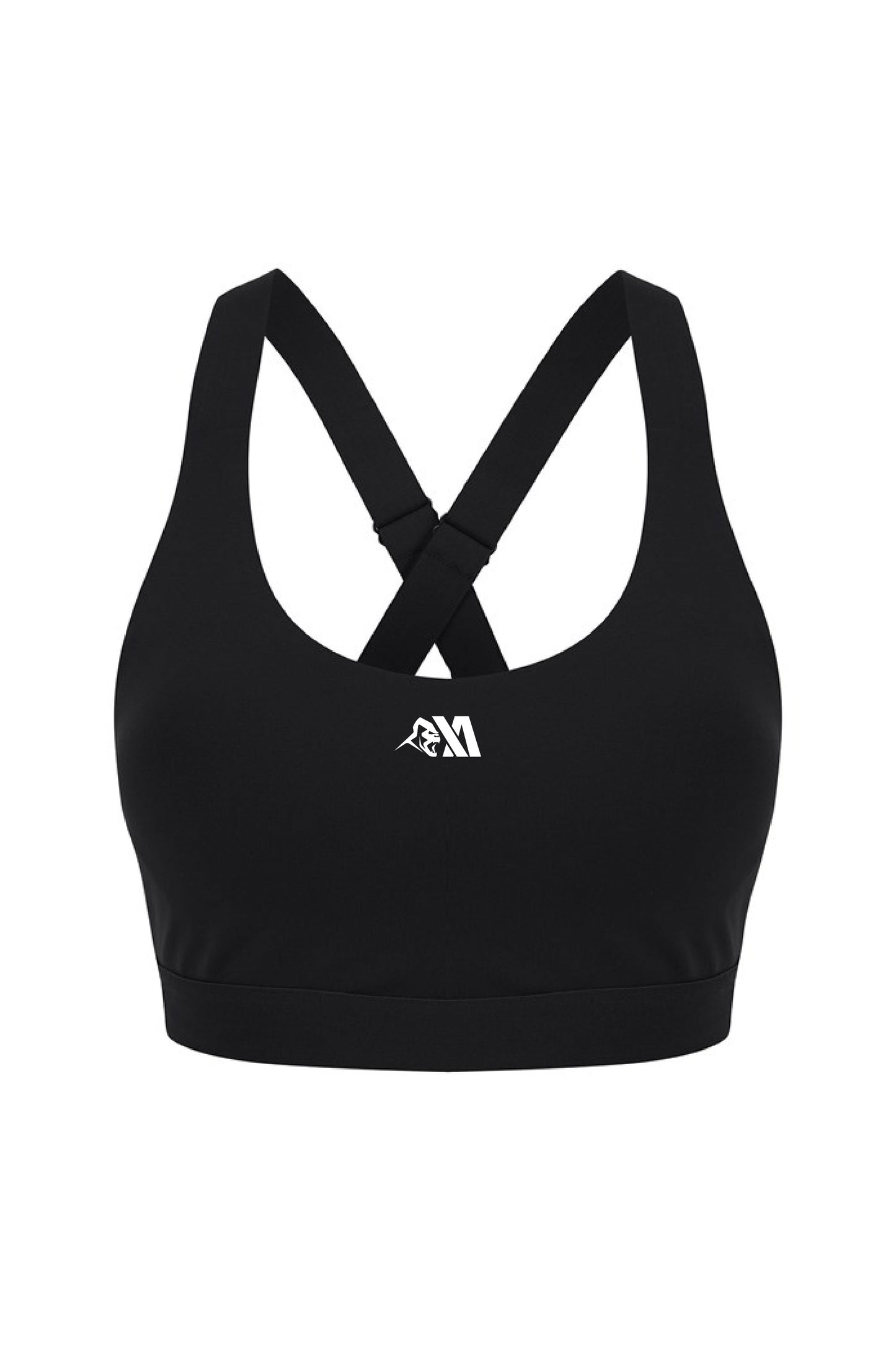 XA Women's Core Logo Impact Sports Bra - Black