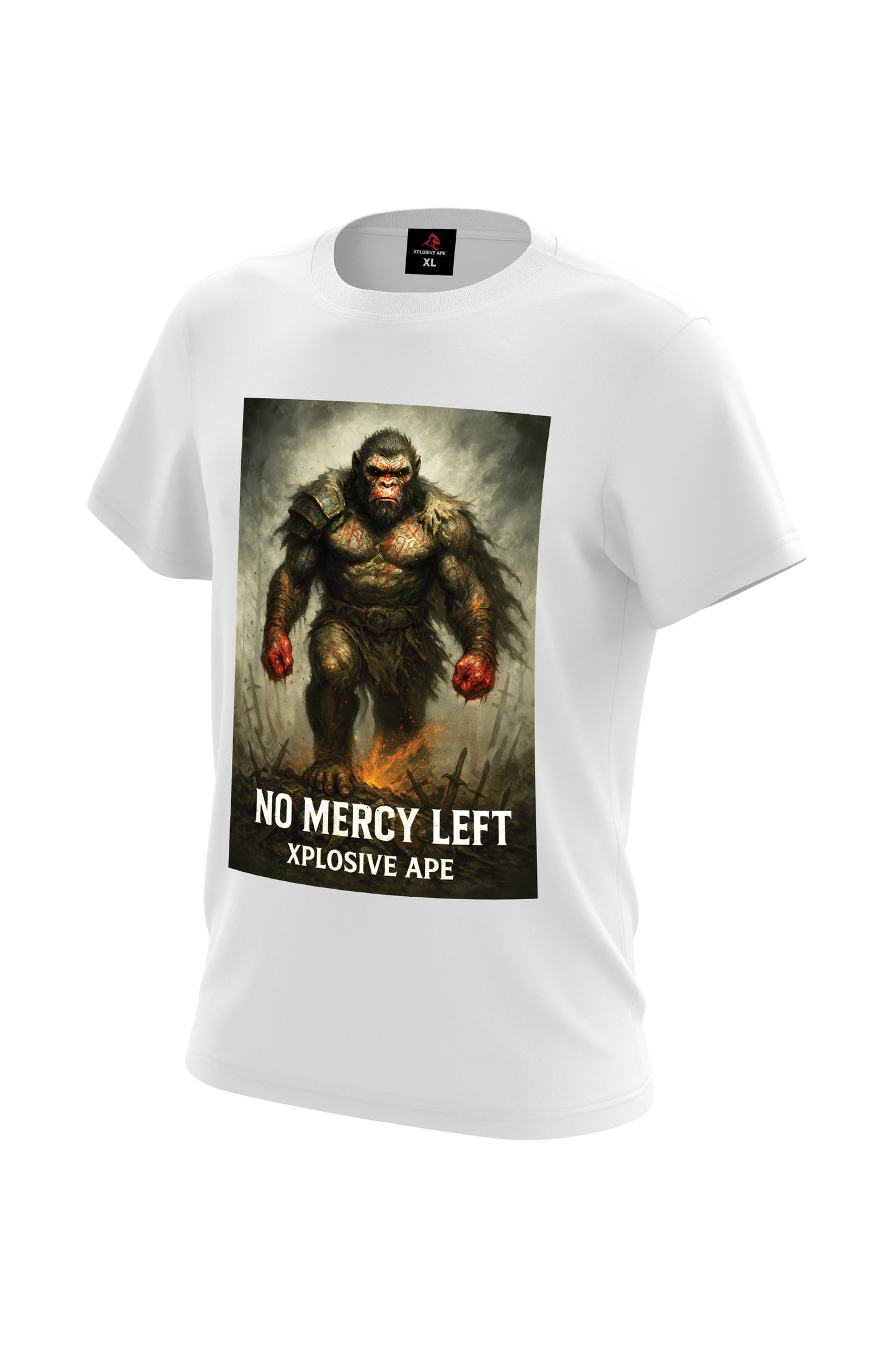 XAPE No Mercy Left Tee - White