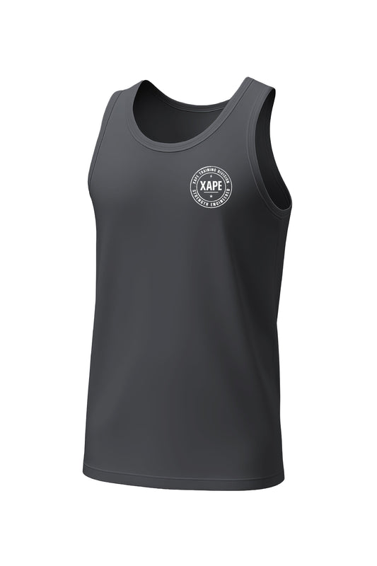 XAPE Badge Logo Vest - Charcoal