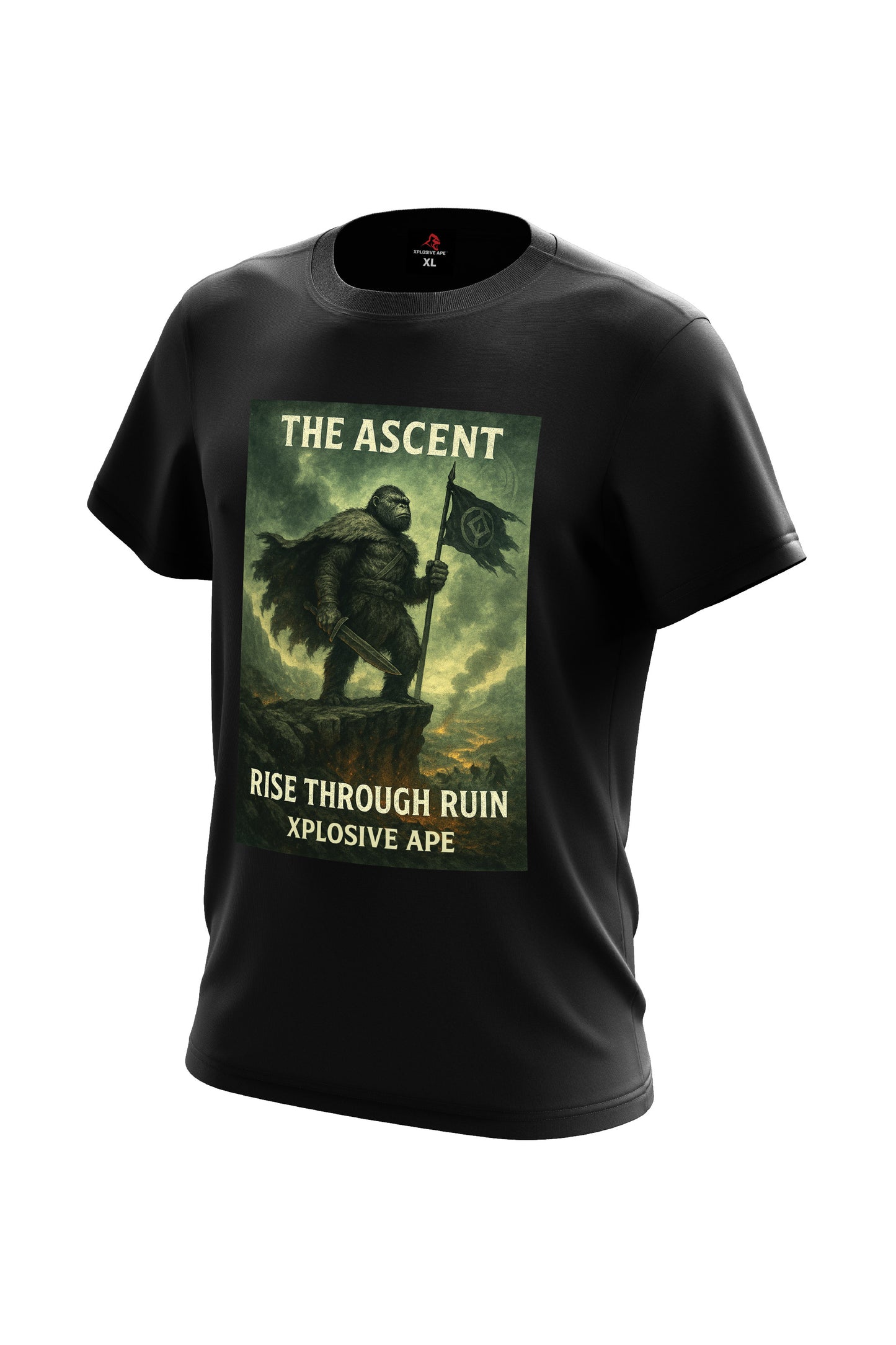 XAPE Rise Through Ruin Tee - Black