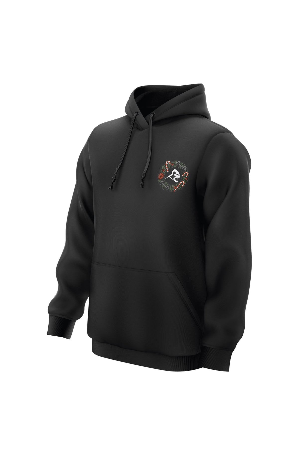 XAPE Santa Deadlifts String Hoodie - Black