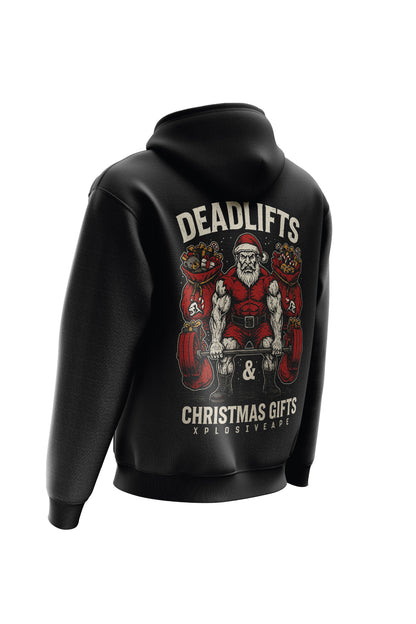 XAPE Santa Deadlifts String Hoodie - Black