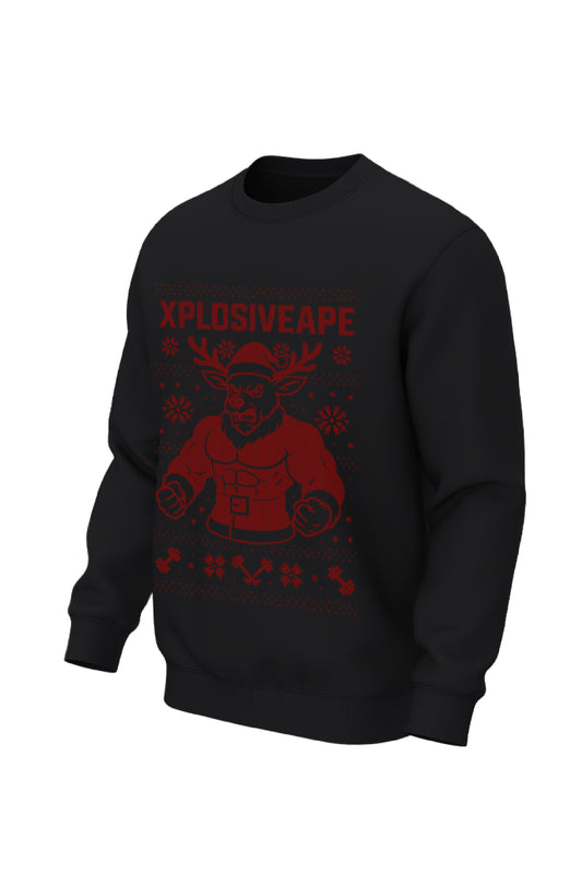 XAPE Reindeer Sweatshirt - Black