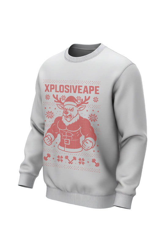 XAPE Reindeer Sweatshirt - Sports Grey